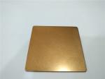 Pvc coating Rose gold sand blasting finish stainless steel sheet plate for