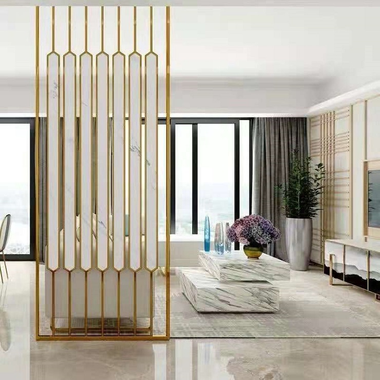 Customized Screen Double Sided Partition Screen Room Divider Aluminum Stainless Steel