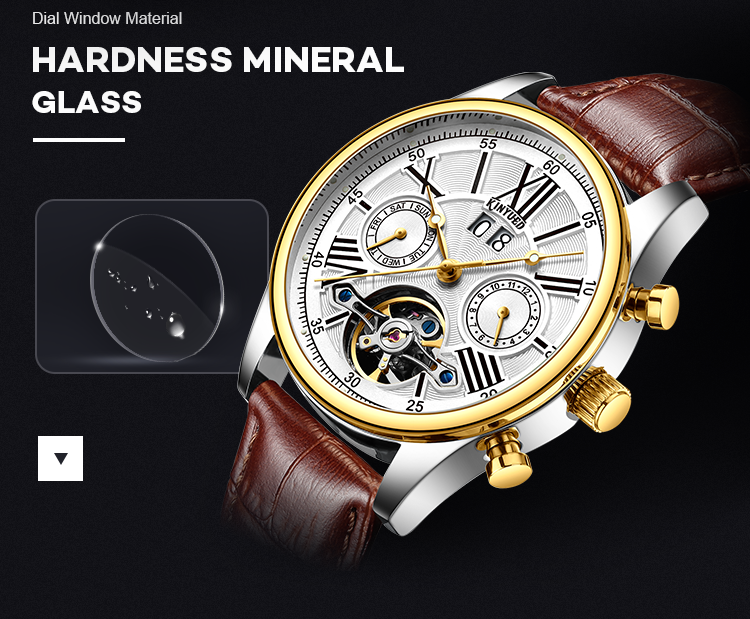 Brand KINYUED 3 ATM Watch Manufacture Luxury automatic mechanical automatic mechanical men watch