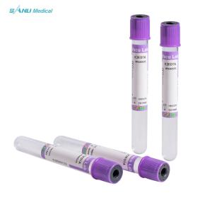China Disposable Vacuum Blood Collection Tube EDTA 8ml PET wholesale
