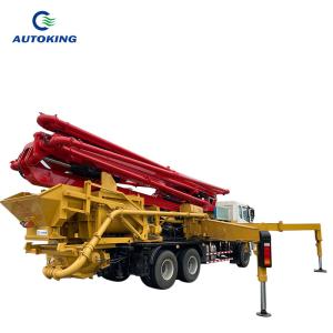 China 18000kg Concrete Truck And Pump 400l Large Diesel Pump Truck wholesale