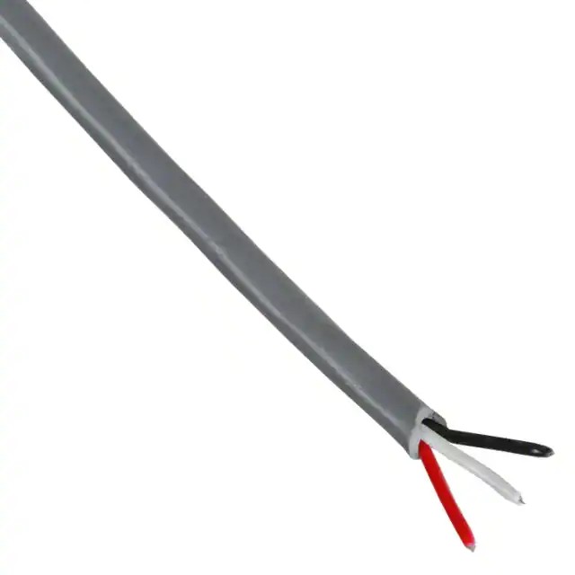 Alpha Wire 1173C SL002 CABLE 3COND 22AWG SLATE 500'
