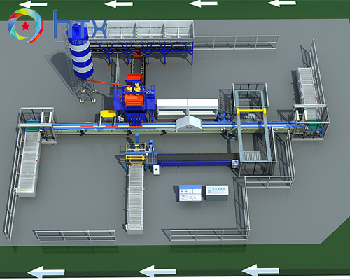 PLC Control System Wet Cast Machinery With Automatic Operation
