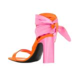Strap UK4 9inch Women'S High Heel Sandals 95mm Open Toe High Heel Shoes