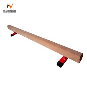 China Waterproof Kids Wooden Balance Beam for Gymnastic Equipment 340*45*30cm wholesale