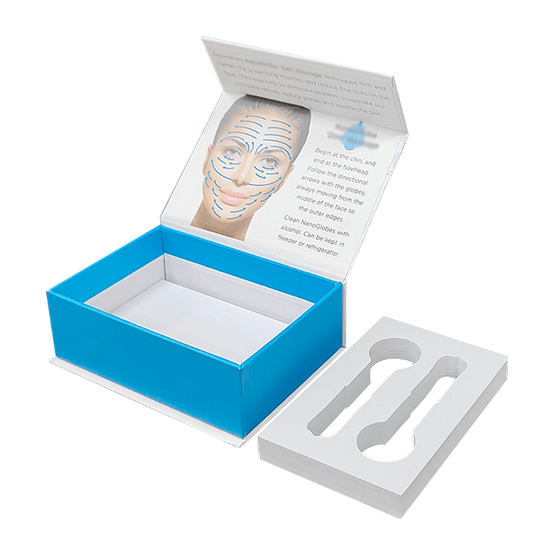 Book Flap Box Custom Logo Printed Magnetic Rigid Box for Guasha Jade Gua Sha Roller Tool