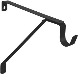 China Standard Closet Curtain Rod Support Holder Bracket with Heavy Duty Metal Steel Bracket wholesale