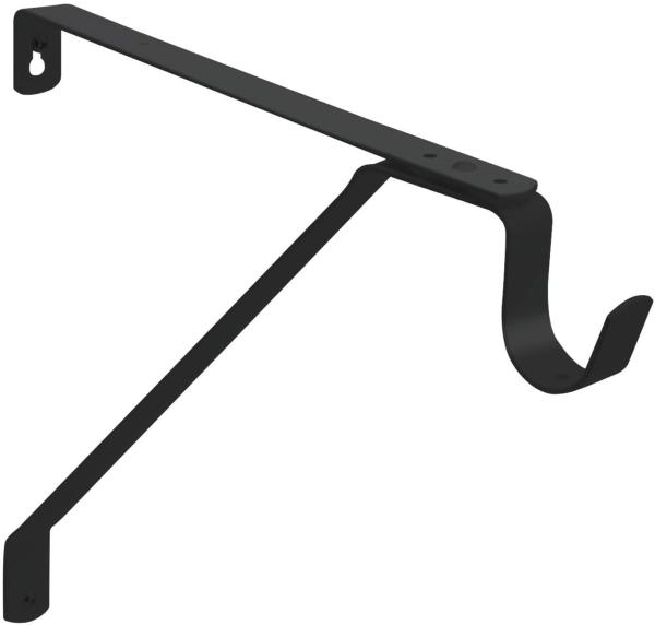Standard Closet Curtain Rod Support Holder Bracket with Heavy Duty Metal Steel