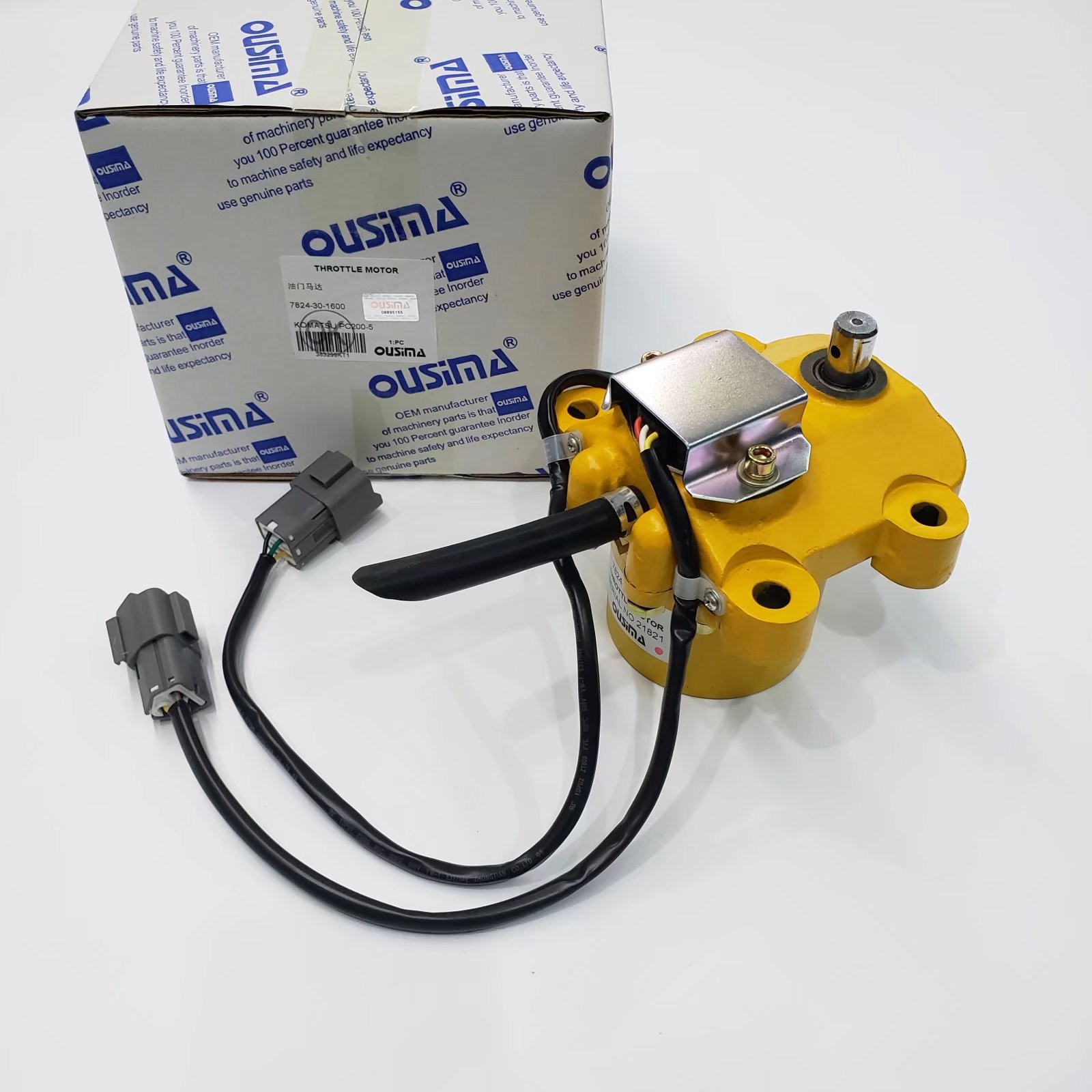 OUSIMA Fuel Actuator Throttle Motor 4257163 For Excavator Hitachi EX200-2 EX200-3
