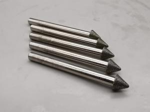 China Electro Deposited Tip 1k1w Grinding Mounted Points Diamond Abrasives D126 wholesale