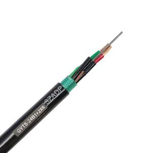 China GYTS/GYTA 9.0-9.5mm G652D G657A FTTH Fiber Optic Cable 24-288C wholesale