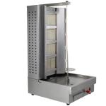 4 Burner Gas Sus Chicken Shawarma Machine 60kg/H