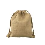 Gunny Burlap Fabric Drawstring Dust Bag Linen Pouch Personalised