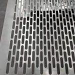 Slotted Hole Perforated Metal Sheet Stainless Steel Galvanized Steel Mild Steel