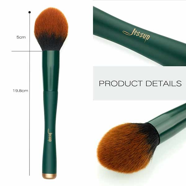 Jessup 9pcs Basic Makeup Brushes Set Trekking Green Color