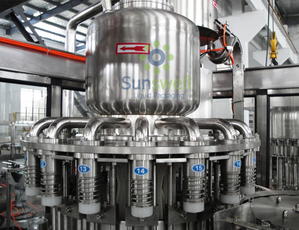 PET / Glass Bottle Fruit Juice Hot Filling Machine for packing