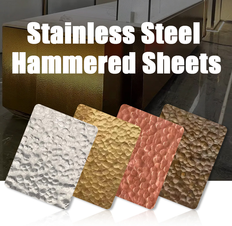 Newest Design 304 Hammered Stainless Steel Sheet for Ceiling and Wall Panels