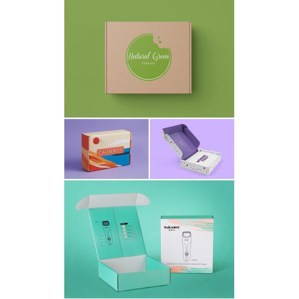 Rigid Cardboard Retail Packaging Box Corrugated Paper Mailer Box Empty Folding Boxes