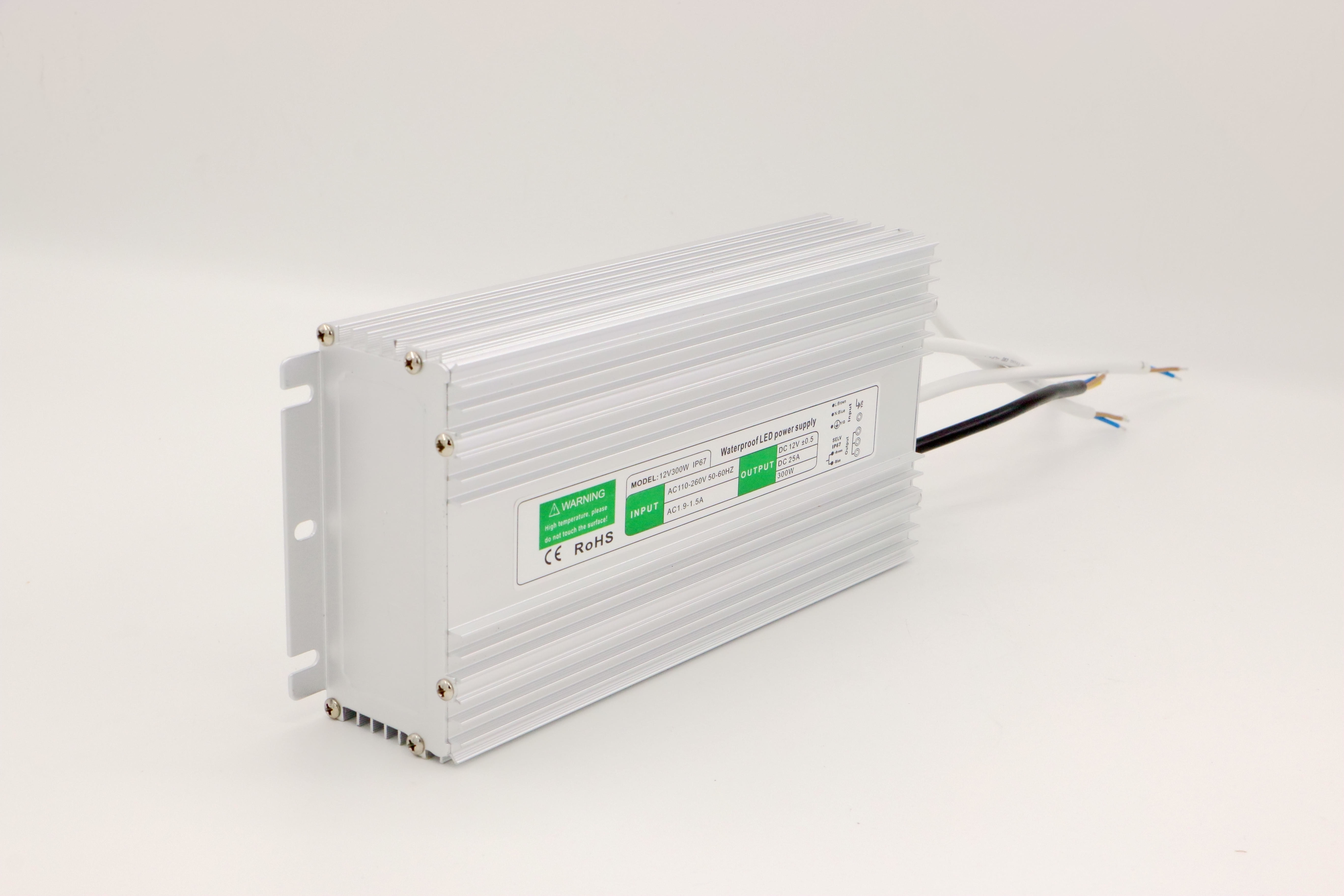 water proof smps 12V25A300W single output SMPS with CE DC12V300W full watt Iron Case for LED Lighting Factory Outlet