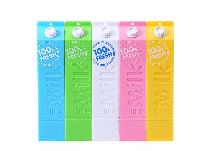 Milk Box Shape Plastic Power Bank 106*24*24mm With Color Printing Logo