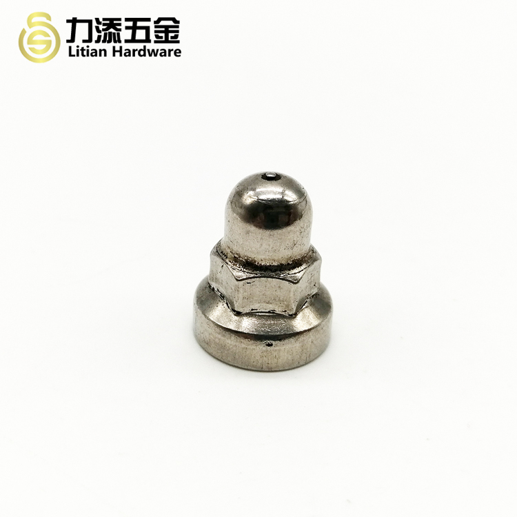 M12 Domed Cap Nut Nickel Plated Tempering Heat Treatment Din 1587