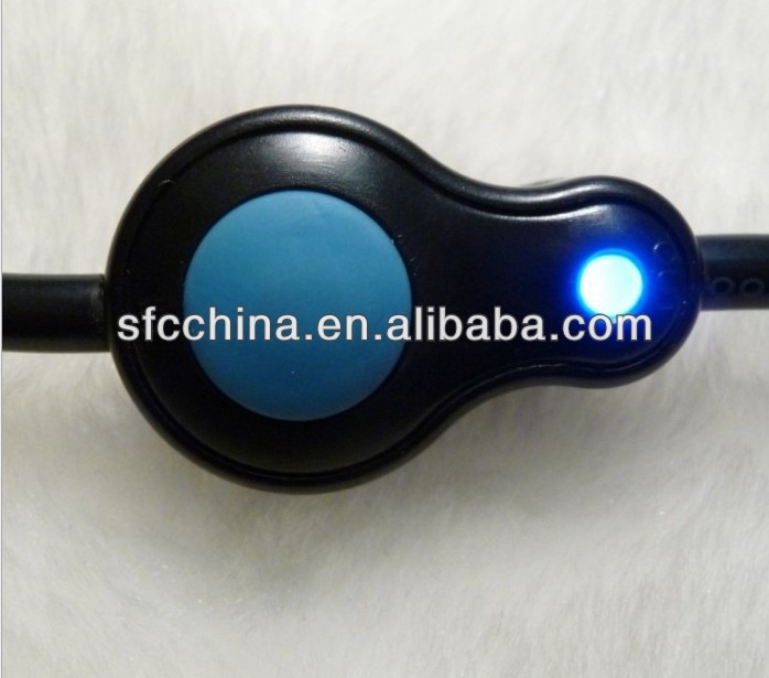 waterproof push button switch with cable and led
