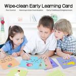 ABC Learning Cards,Preschool Educational Toys for Toddler Writing Reading