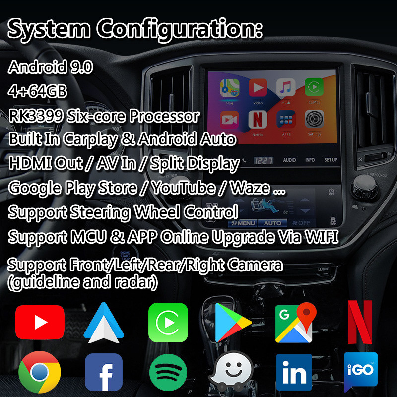 Toyota Crown AWS210 S210 2015-2018 Android Carplay Interface GPS Navigation Box by Lsailt