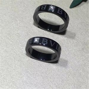 China Luxury jewe factory series black ceramic diamond ring wholesale