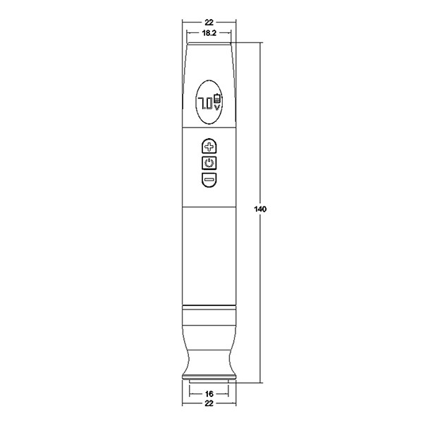 LCD Screen Portable Wireless PMU Pen For Permanent Makeup Eyebrow