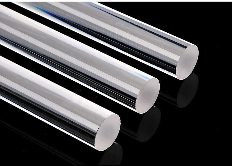 solid Quartz Light Guide Rod High Temperature Corrosion Resistant Quartz Guide Rod