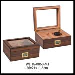Humidity Controlled Cigar Packaging Box Rigid Wood / Paperboard Customizable