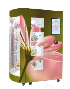 China 24 Hours Mini Mart Flower Vending Lockers Machine Smart Card Payment Cold Rolled Steel wholesale