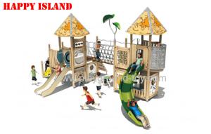 China Food Grade Material Playground Equipment Toys With Slide Climbing Bridge wholesale
