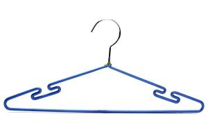 China Betterall Blue PVC Heavy Duty Space Saving Outdoor Usage Metal Suit Hangers wholesale