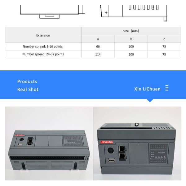 JH Series 16 Points To 60 Points PLC Controller PLC Programming Controller