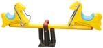 best selling fashion LLDPE plastic horse play game kids seesaw for outdoor park