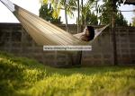 Natural Weather Resistant Garden Patio Brazilian Fabric Hammock Poly Cotton