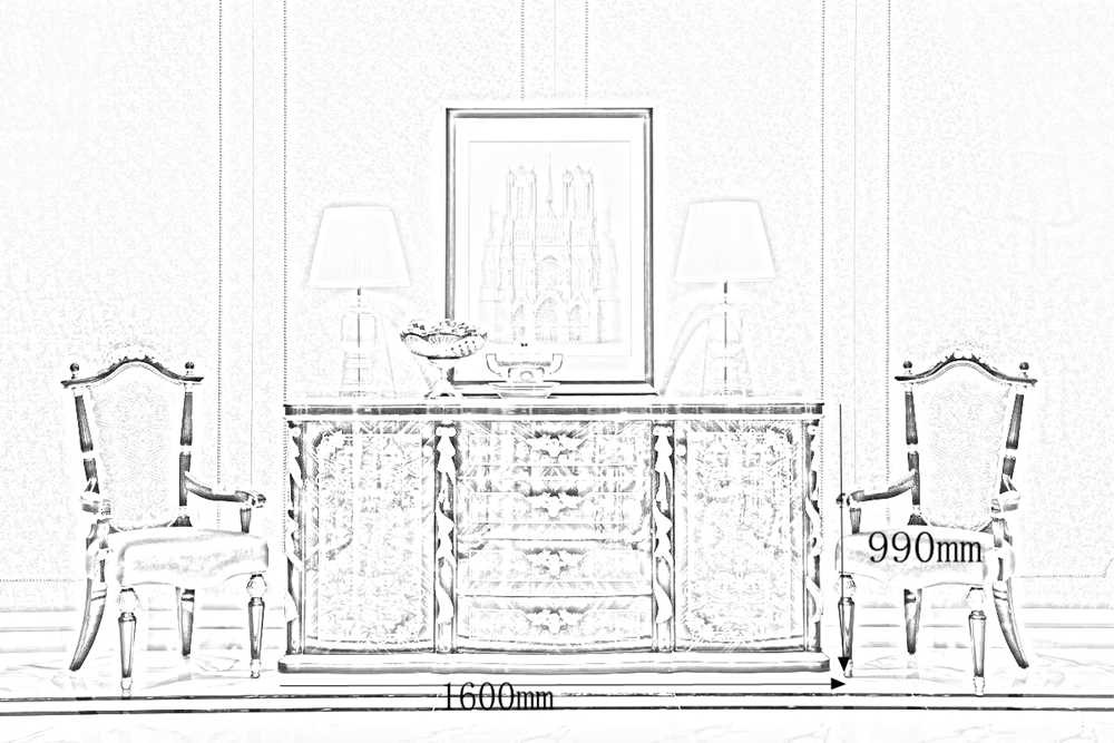 Alibaba Wholesale Dining Room Furniture Classic Wooden Sideboard T029sideboard