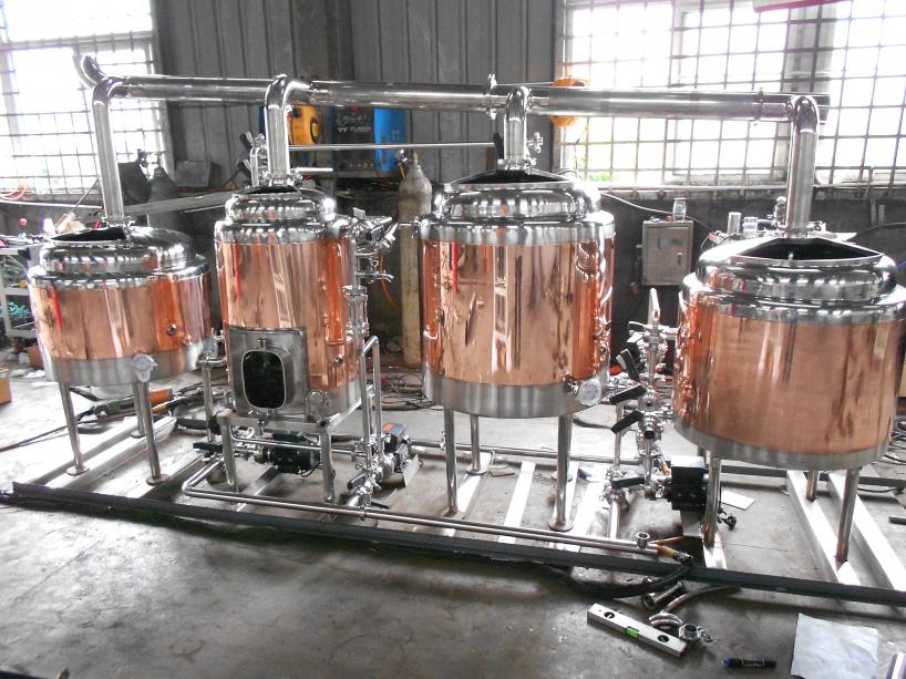 100L mini brewery equipment for small business at home with pressure and insulated vessels