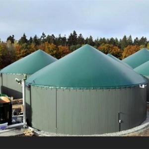 China PVC Foil Single Membrane Biogas Cover Customized Design For Steel Or Concrete Tanks wholesale