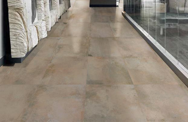 24x24 Cement Look Porcelain Tile Fine Air Permeability Long Life Span