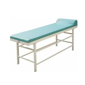 China Green Color Medical Examination Couch With Pillow , Portable Medical Exam Table  Hospital Patient Table wholesale