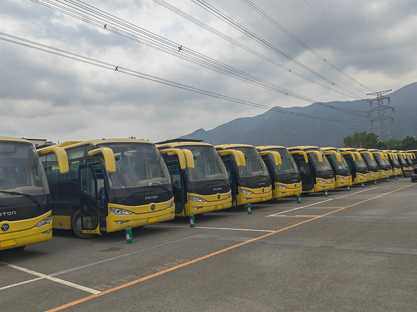 35-50 Seats Used Electric Bus 150kw Automatic FTTB100 Second Hand 35 Seater Bus