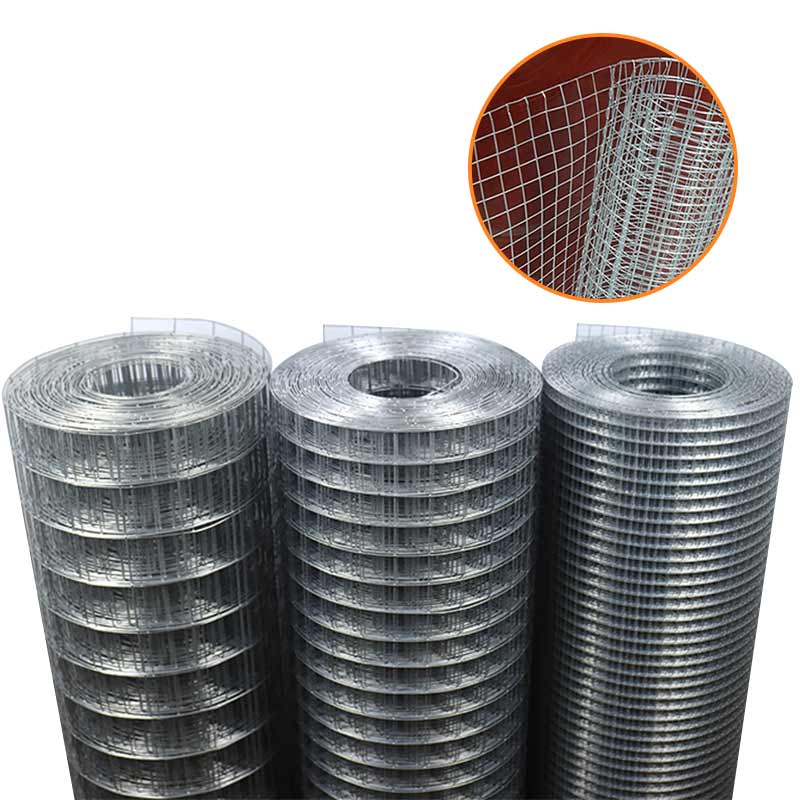 High quality Welded Wire Mesh Galvanized Outdoor farms home Electro Galvanized Mesh rabbit Cages building wire mesh