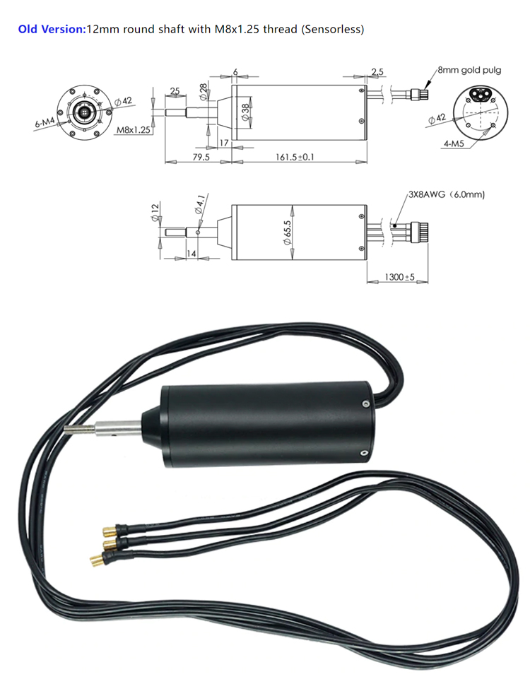 Faradyi 12v 24v 36v 48v 1hp 1kw 2kw 3kw 4kw 5kw Car Fan Boat Waterproof Bearing Vehicle Electric Bldc Brushless Dc Motor