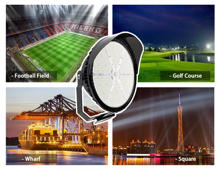 IP66 Waterproof LED Stadium Lights IK08 600W Cricket Stadium Light For Hockey Field