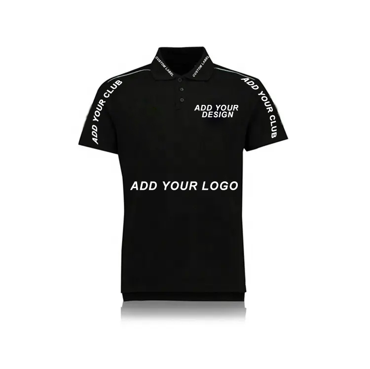 Custom Logo Print Breathable and Quick Dry Moto Polos for Rally Shirts and Motorcycles