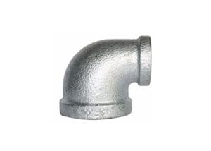 China ASTM Standard 90 Degree Fittings Galvanizated Malleable Elbow With Rib wholesale