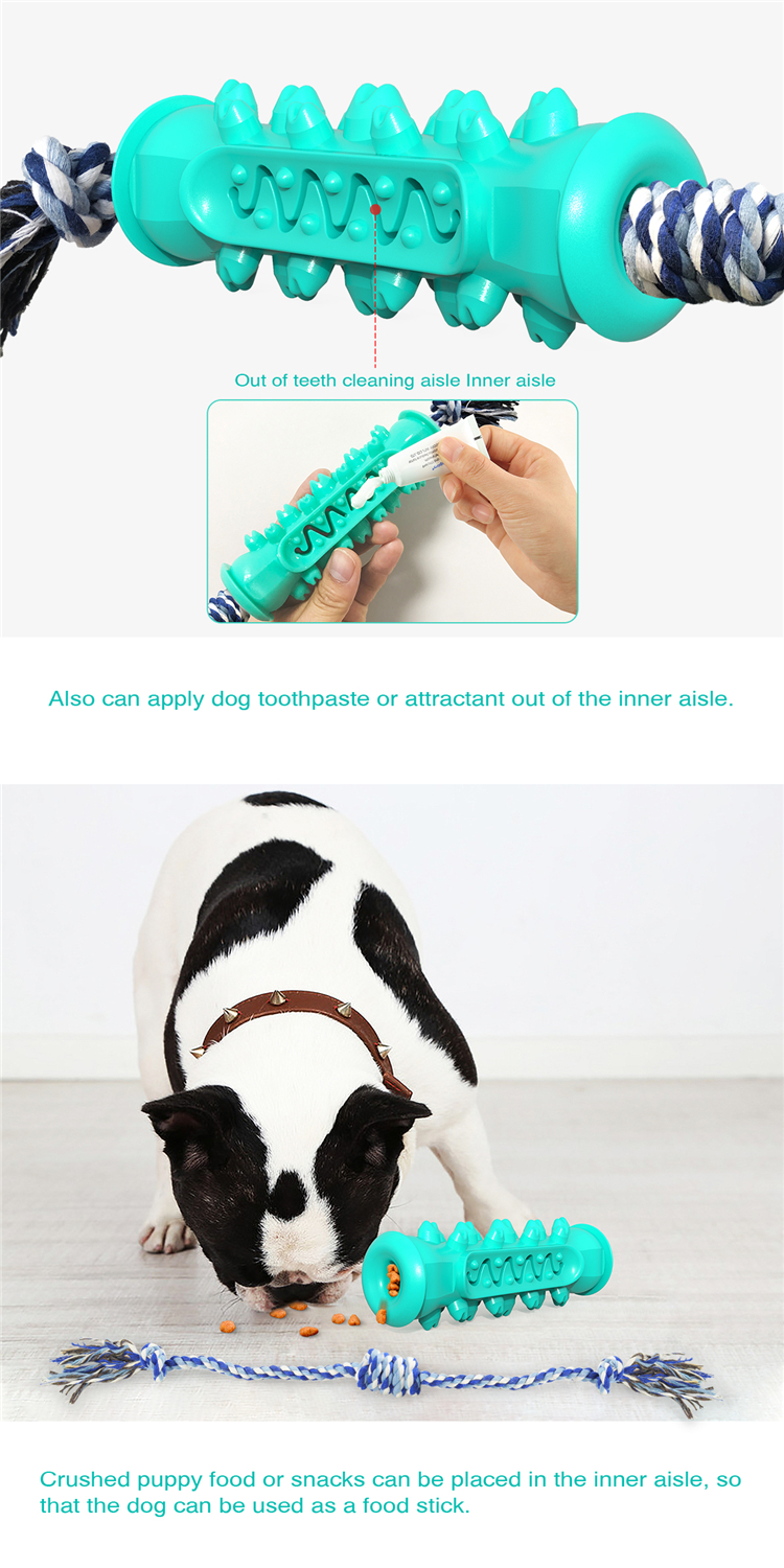 New Design Bone Shape Dog Double Serrated Grinding Rod Teeth Clean Chew And Dog Chew Treat